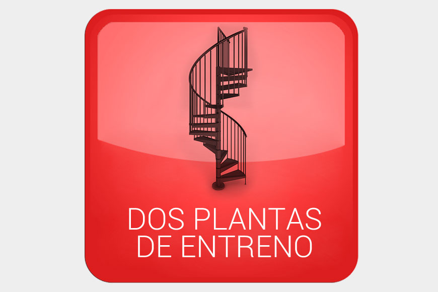 Dos salas acondicionadas para entrenar